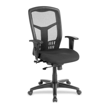Lorell Lorell High-Back Mesh Executive Chair - Black 86205